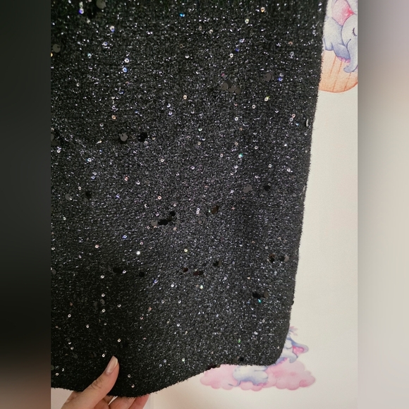 Zara Sequined Textured Mini Dress - Picture 13 of 16